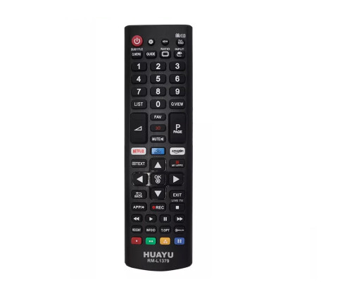 Универсальный пульт Huayu RM-L1379 для телевизоров LG TV, черный