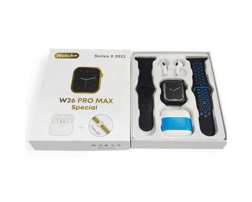 Умные часы smart watch W26 Pro Max special, черный