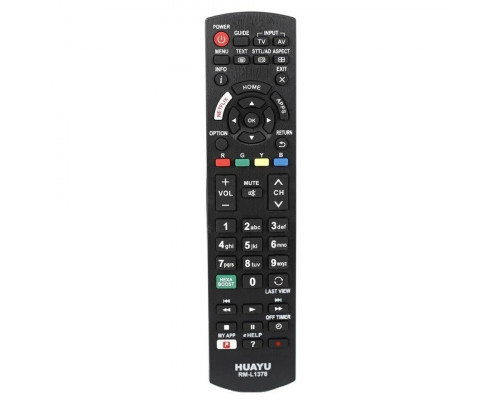 Универсальный пульт Huayu RM-L1378 для телевизоров Panasonic TV, черный