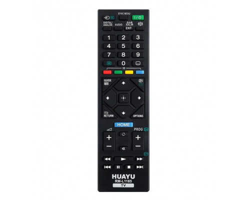 Универсальный пульт Huayu RM-L1185 для телевизоров Sony TV, черный