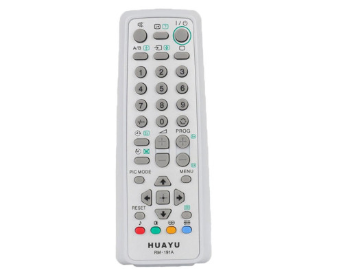 Универсальный пульт Huayu RM-191A для телевизоров Sony TV, серый